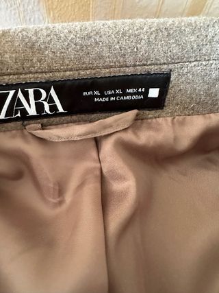 Gabardina Zara Beige Hombre