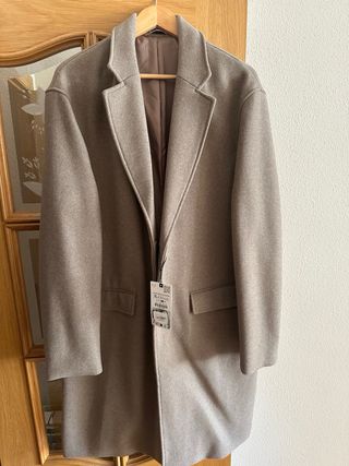 Gabardina Zara Beige Hombre