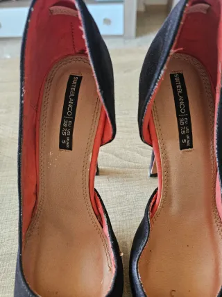 Zapatos de tacón negros SuiteBlanco Talla 38