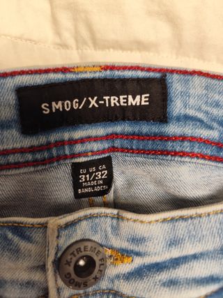 Lote 2 Pantalones Vaqueros Desgastados