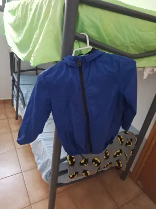 Chaqueta cortavientos infantil Mango azul