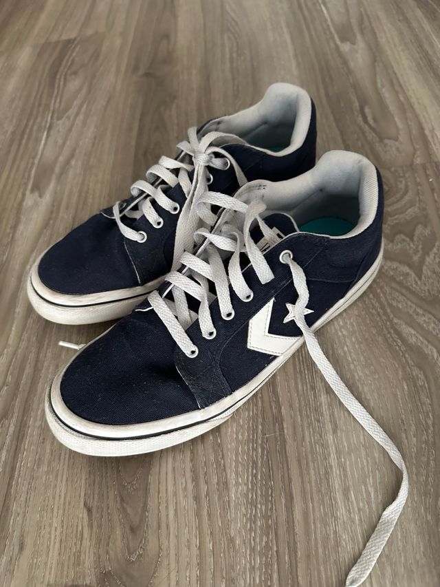 Zapatillas Converse Azul Marino y Blanco