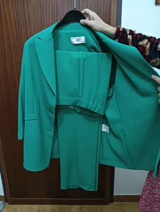 Tailleur completo Sandro Ferrone verde