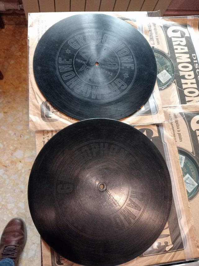6 Discos Vinilo Gramophone Españoles 25cm