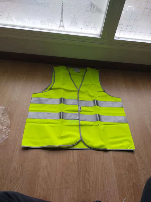 Chaleco reflectante alta visibilidad