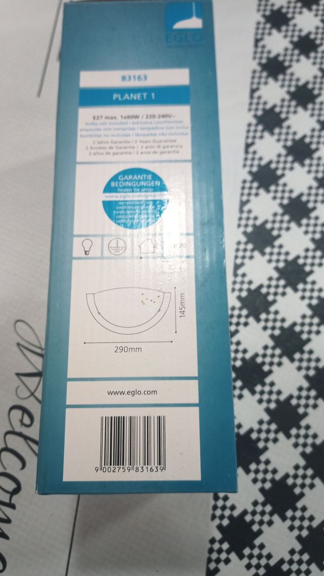 Aplique de pared EGLO Planet 1
