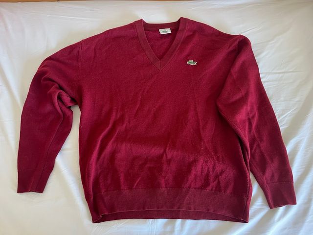 Jersey Lacoste Vino Talla M