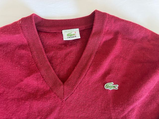 Jersey Lacoste Vino Talla M