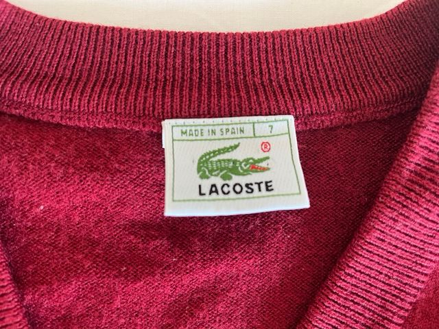 Jersey Lacoste Vino Talla M
