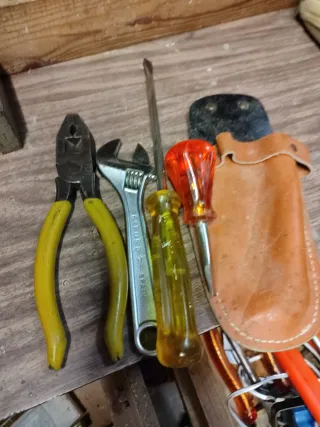 Cinturón portaherramientas de cuero