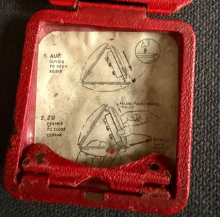 Reloj despertador de viaje VINTAGE. Con su caja