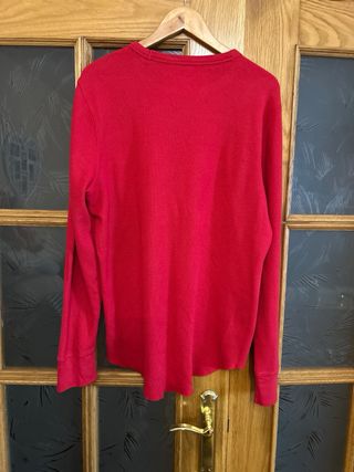 Sudadera Hollister Roja Manga Larga