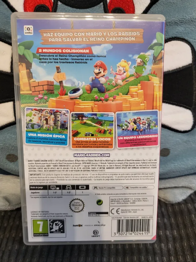 Mario + Rabbids Kingdom Battle Switch Firmato
