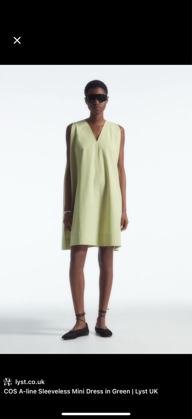 Vestido COS verde A-line SS24