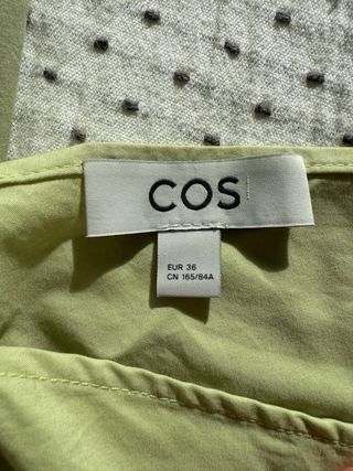 Vestido COS verde A-line SS24