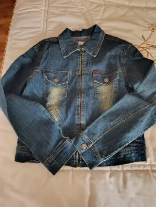 Cazadora vaquera azul