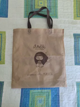 Bolso Mochila Anekke Beige y Marrón