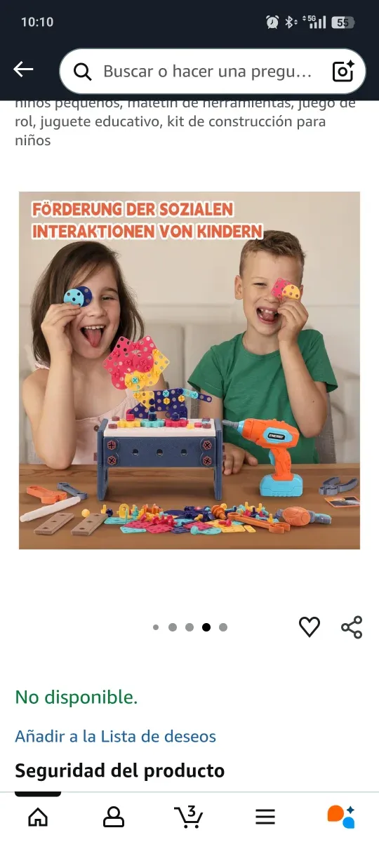 Kit Construcción Niños Herramientas Eléctricas