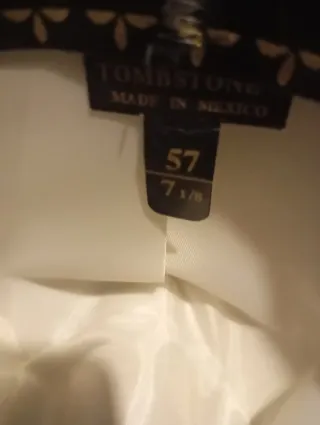 Sombrero Tombstone Blanco Hecho en México