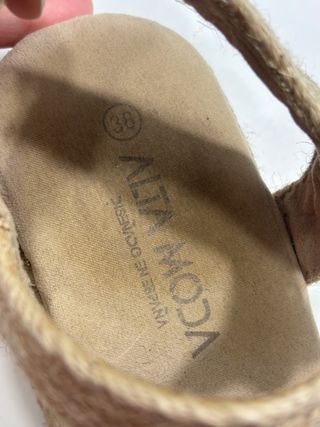 Sandalias esparto