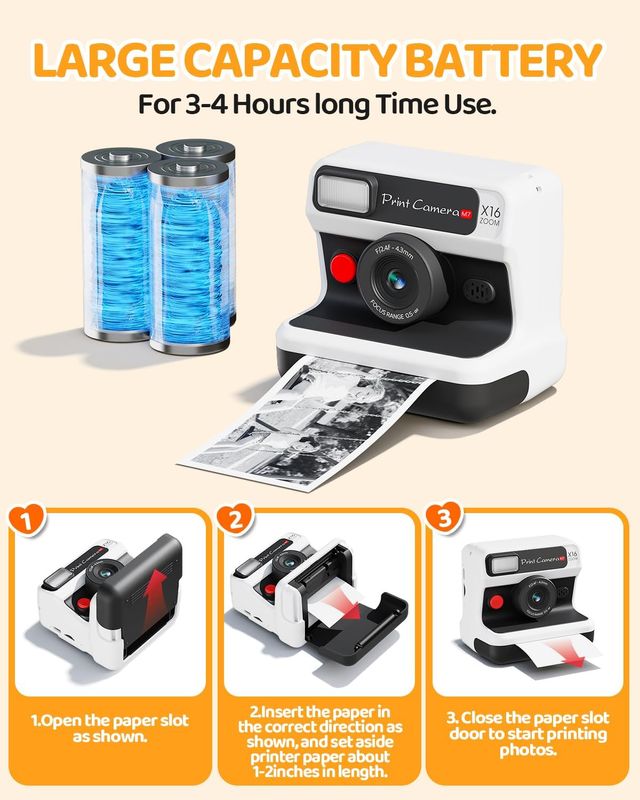 CÁMARA INSTANTÁNEA CREATIVA PARA NIÑOS