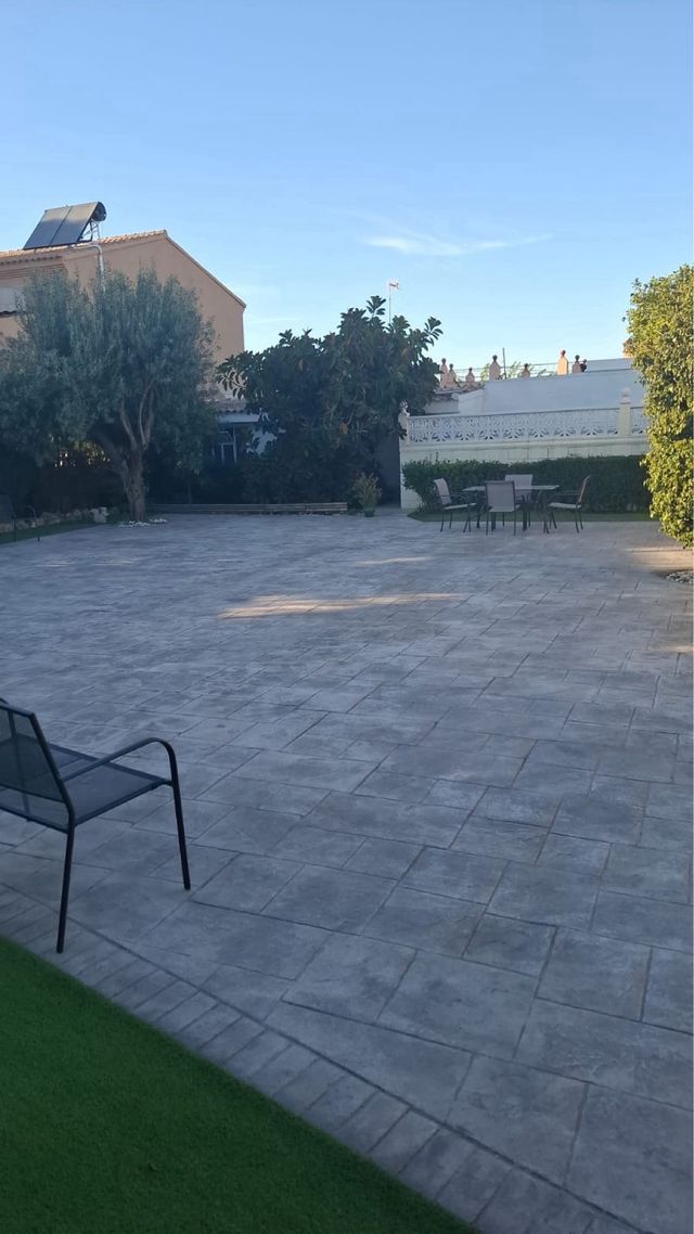 Hormigón impreso para exterior o interior