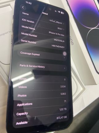 iPhone 14 Pro Max 1TB Morado