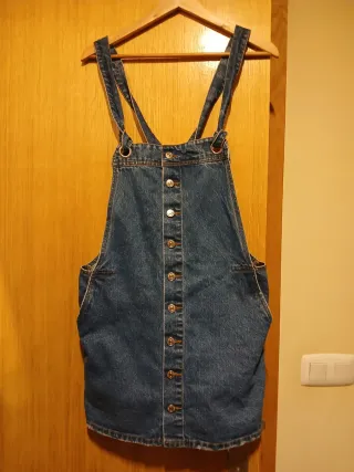 Vestido vaquero tirantes de Mango