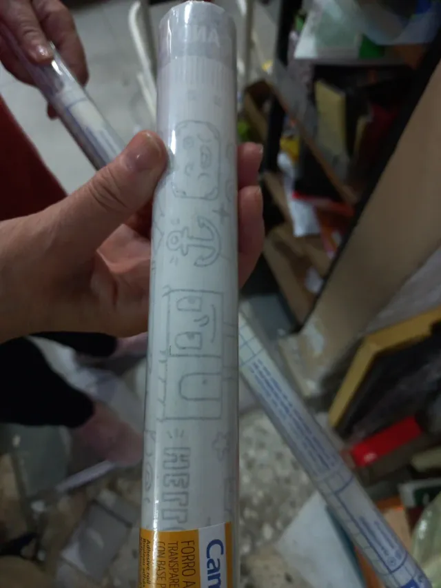 Lote 12 Rollos Adhesivo Transparente Libros