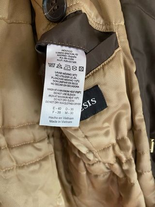 Chaqueta Sintesis Marrón