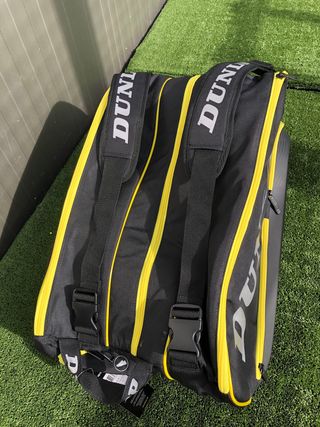 Paletero Dunlop Negro y Amarillo