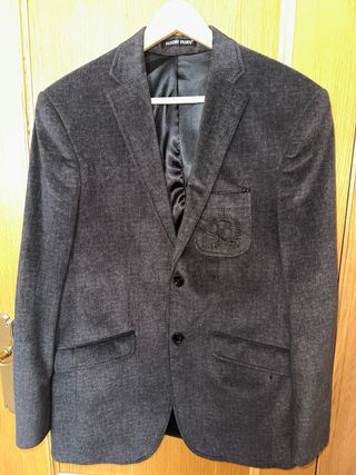 Blazer gris Massimo Franco hombre