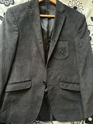Blazer gris Massimo Franco hombre