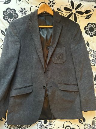Blazer gris Massimo Franco hombre