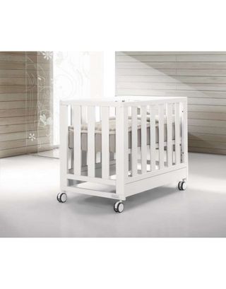 Minicuna Colecho Blanca con Ruedas