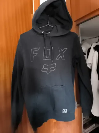 Sudadera Fox Negra Mujer