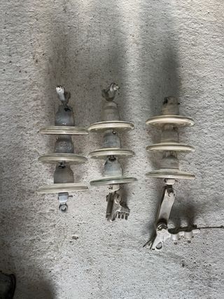 Aislador Eléctrico Suspensión Cerámico