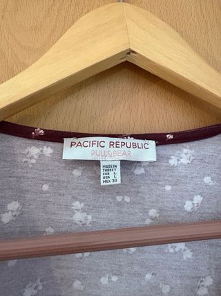 Vestido cruzado estampado