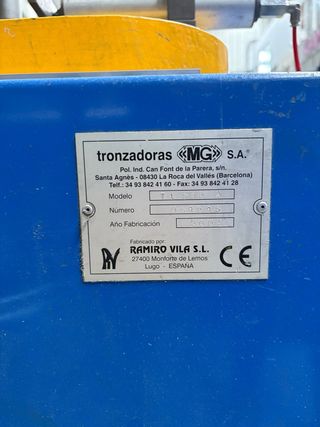 Tronzadora MG TL-500-A Aluminio