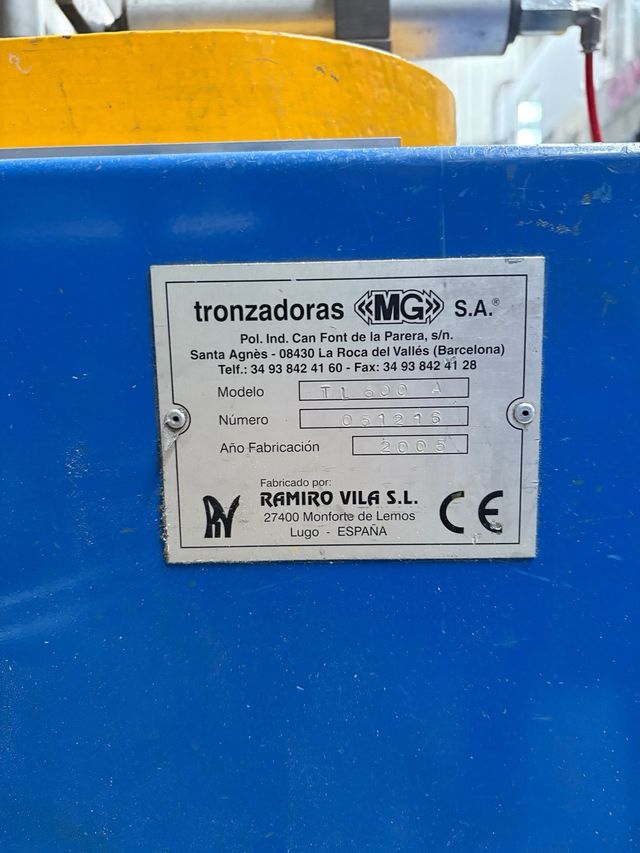 Tronzadora MG TL-500-A Aluminio
