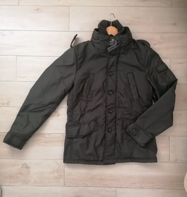 Chaquetón Zara Hombre Talla M Verde Oliva