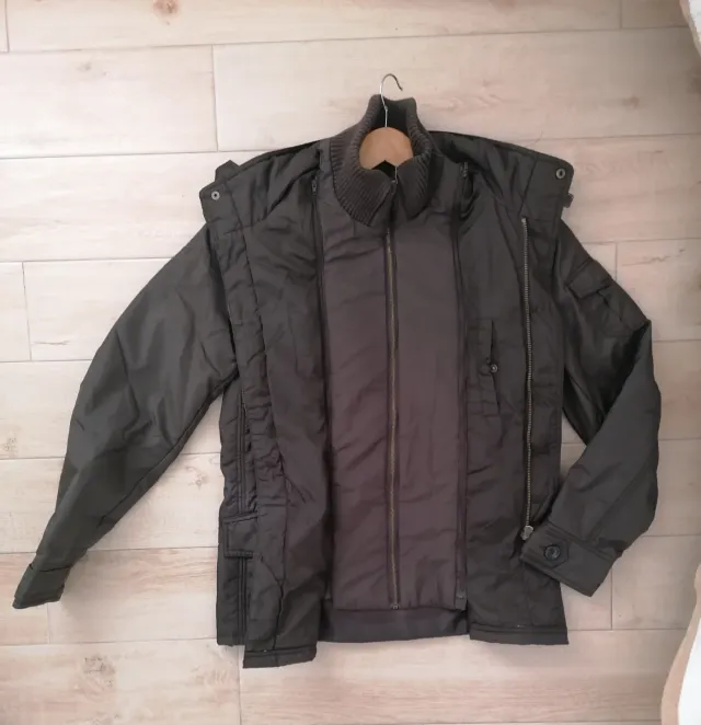 Chaquetón Zara Hombre Talla M Verde Oliva