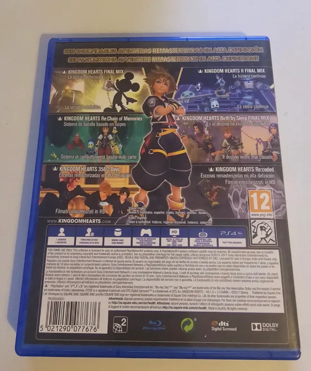Kingdom Hearts HD 1.5 + 2.5 Remix PS4