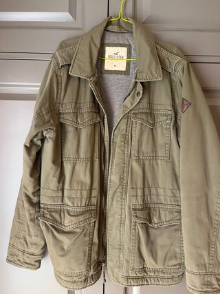Chaqueta Hollister Verde Talla XL