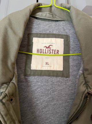 Chaqueta Hollister Verde Talla XL