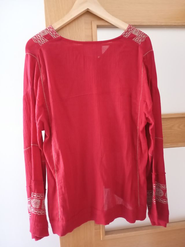 Blusón Calao Talla XL/44 Rojo