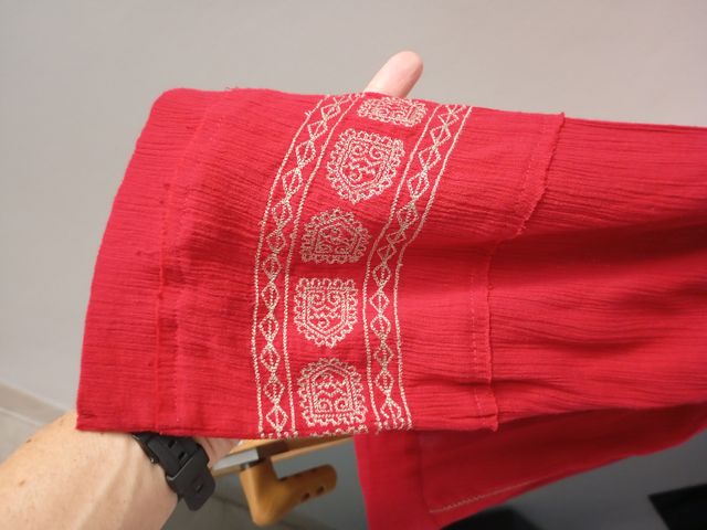 Blusón Calao Talla XL/44 Rojo