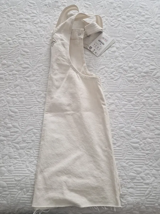 Peto vaquero blanco Talla S/36 NUEVO CON ETIQUETA