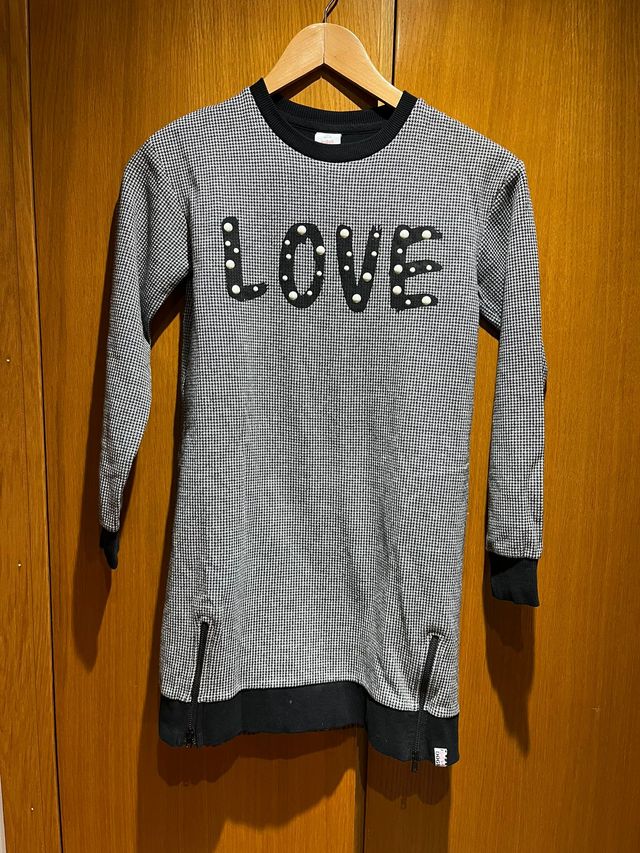 Vestido niña LOVE estampado