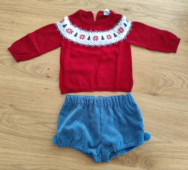 Conjunto Navidad bebé . ENVÍO